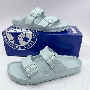 Birkenstock Arizona Essentials Sandal Surf Green EVA EU 38 Women US 7- 7.5